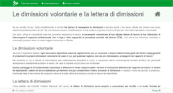 Desktop Screenshot of letteradidimissioni.com