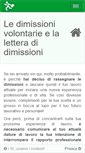 Mobile Screenshot of letteradidimissioni.com